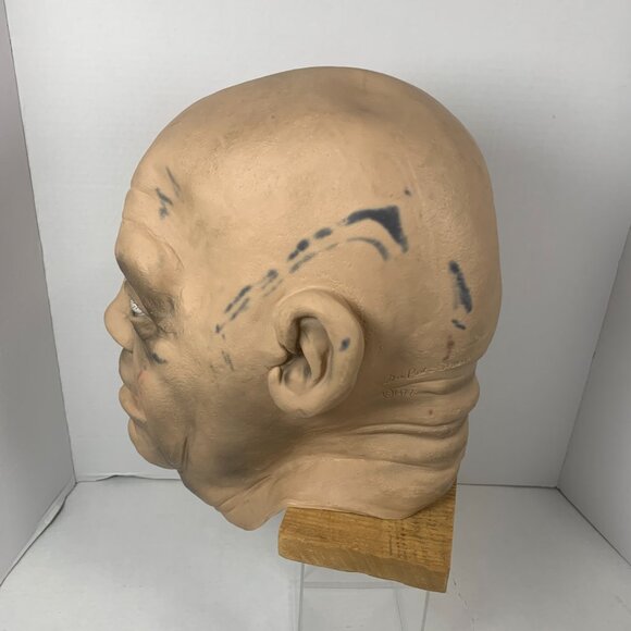 Vintage Don Post Studios 1977 PLAN 9 FROM OUTER SPACE Tor Johnson Rubber Mask - Picture 5 of 9